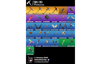 UNIQUE -  OG STW  [34 Skins, 31 Axes, 31 Emotes, 33 Gliders and MORE!]