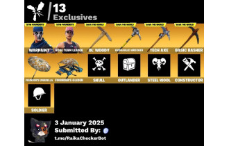 UNIQUE -  OG STW  [34 Skins, 31 Axes, 31 Emotes, 33 Gliders and MORE!]