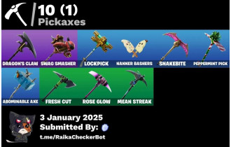 UNIQUE -  OG STW [7 Skins, 10 Axes, 14 Emotes, 19 Gliders and MORE!]