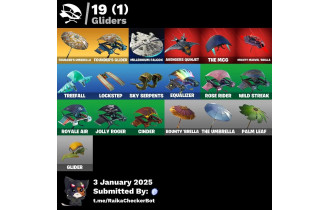 UNIQUE -  OG STW [7 Skins, 10 Axes, 14 Emotes, 19 Gliders and MORE!]