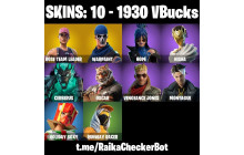 UNIQUE -  OG STW [10 Skins, 1930 Vbucks, 12 Axes, 11 Emotes, 11 Gliders and MORE!]
