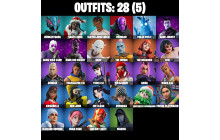 UNIQUE - Blizzard Bomber, Polar Peely [28 Skins, 41 Axes, 22 Emotes, 39 Gliders and MORE!]
