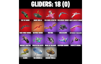 UNIQUE - Doom, Gwenpool [19 Skins, 650 Vbucks, 26 Axes, 16 Emotes, 18 Gliders and MORE!]