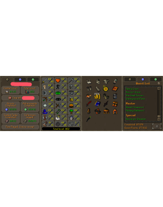 Ironman - HCIM | Starter | Berserker | TTL: 1152 | CL: 69 | QP: 177 [B Gloves, Ava's, MM1, Mithril Gloves, DT1 + MORE!]