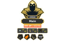 Main | TTL: 1906 | CL: 112 | QP: 306 [Avernic Defender, Fire Cape, B Gloves, Rigour, Augury, Ava's, Max POH + MORE!]
