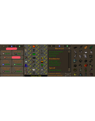 Main | TTL: 1906 | CL: 112 | QP: 306 [Avernic Defender, Fire Cape, B Gloves, Rigour, Augury, Ava's, Max POH + MORE!]