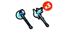 3 Drowned Axe Crates [Chop Your Tree]