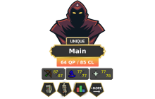 Main | Starter | Pure - 70 DEF | TTL: 1212 | CL: 85 | QP: 64 [Ava's, NO EMAIL SET, Graceful + MORE!]