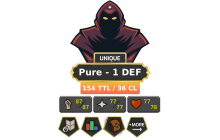 Pure - 1 DEF | TTL: 154 | CL: 36 [NO EMAIL SET + MORE!]