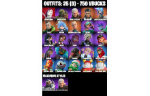 UNIQUE - Tidy, Spider Gwen [25 Skins, 750 Vbucks, 33 Axes, 26 Emotes, 38 Gliders and MORE!]