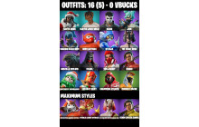 UNIQUE - Daigo, Jade [16 Skins, 40 Axes, 27 Emotes, 36 Gliders and MORE!]