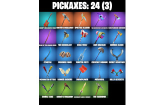 UNIQUE - Polar Peely,  Spectra Knight  [10 Skins, 200 Vbucks, 24 Axes, 12 Emotes, 23 Gliders and MORE!]
