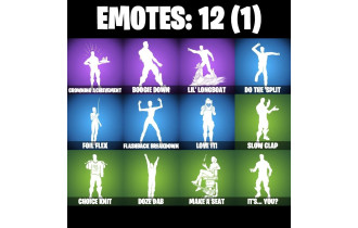 UNIQUE - Polar Peely,  Spectra Knight  [10 Skins, 200 Vbucks, 24 Axes, 12 Emotes, 23 Gliders and MORE!]