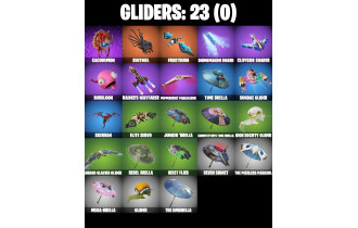 UNIQUE - Polar Peely,  Spectra Knight  [10 Skins, 200 Vbucks, 24 Axes, 12 Emotes, 23 Gliders and MORE!]