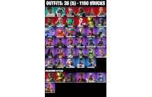 UNIQUE - Shadow Blade Hope, Chaos Director [35 Skins, 1150 Vbucks, 50 Axes, 39 Emotes, 34 Gliders and MORE!]