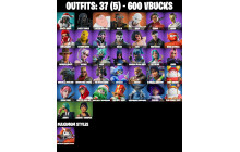 UNIQUE - Darth Vader, Arctic Adeline [37 Skins, 600 Vbucks, 46 Axes, 33 Emotes, 44 Gliders and MORE!]