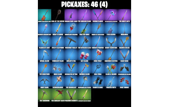 UNIQUE - Darth Vader, Arctic Adeline [37 Skins, 600 Vbucks, 46 Axes, 33 Emotes, 44 Gliders and MORE!]