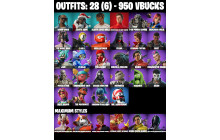 UNIQUE - Spider-Man (No Way Home), T-60 Power Armor [28 Skins, 950 Vbucks, 41 Axes, 28 Emotes, 30 Gliders and MORE!]