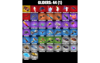 UNIQUE - Midas (Fully Golden) , Sing Along  [29 Skins, 200 Vbucks, 48 Axes, 38 Emotes, 44 Gliders and MORE!]