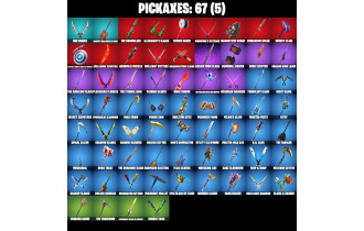 UNIQUE - Emma Frost, Peelverine [40 Skins, 300 Vbucks, 67 Axes, 37 Emotes and MORE!]