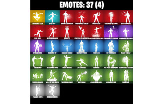 UNIQUE - Emma Frost, Peelverine [40 Skins, 300 Vbucks, 67 Axes, 37 Emotes and MORE!]