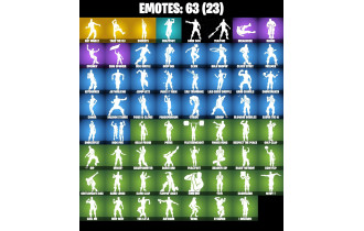 UNIQUE - Hot Marat, Take The Elf [60 Skins, 43 Axes, 63 Emotes, 42 Gliders and MORE!]