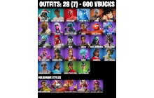 UNIQUE - Fresh, Son Goku [28 Skins, 600 Vbucks, 45 Axes, 40 Emotes, 50 Gliders and MORE!]