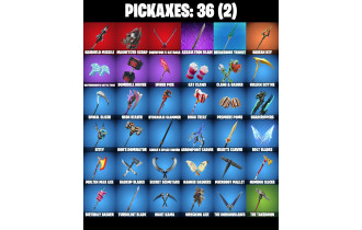 UNIQUE - Peelverine, Gwenpool [28 Skins, 550 Vbucks, 36 Axes, 32 Emotes, 49 Gliders and MORE!]
