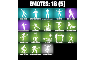 UNIQUE - Dark Doggo, Daigo [20 Skins, 100 Vbucks, 19 Axes, 18 Emotes,17 Gliders and MORE!]