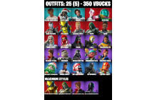UNIQUE - Mysterio, War Machine [25 Skins, 350 Vbucks, 40 Axes, 38 Emotes, 40 Gliders and MORE!]