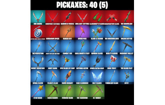 UNIQUE - Mysterio, War Machine [25 Skins, 350 Vbucks, 40 Axes, 38 Emotes, 40 Gliders and MORE!]