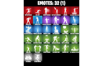 UNIQUE - Hero Baymax, Chaos Director  [34 Skins, 1300 Vbucks, 52 Axes, 32 Emotes, 37 Gliders and MORE!]