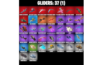 UNIQUE - Hero Baymax, Chaos Director  [34 Skins, 1300 Vbucks, 52 Axes, 32 Emotes, 37 Gliders and MORE!]
