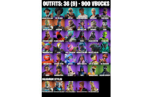 UNIQUE - Omegarok, Oscar [36 Skins, 900 Vbucks, 44 Axes, 28 Emotes, 35 Gliders and MORE!]