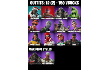 UNIQUE - Wastelander Magneto, T-60 Power Armor [12 Skins, 150 Vbucks, 35 Axes, 23 Emotes, 32 Gliders and MORE!]