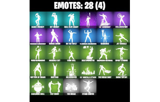 UNIQUE - Omegarok, Oscar [36 Skins, 900 Vbucks, 44 Axes, 28 Emotes, 35 Gliders and MORE!]