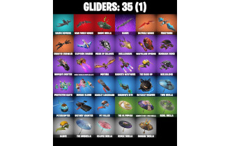 UNIQUE - Omegarok, Oscar [36 Skins, 900 Vbucks, 44 Axes, 28 Emotes, 35 Gliders and MORE!]