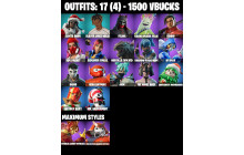 UNIQUE - Shadow Blade Hope, Nyanja [17 Skins, 1500 Vbucks, 37 Axes, 31 Emotes, 26 Gliders and MORE!]