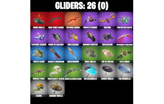 UNIQUE - Shadow Blade Hope, Nyanja [17 Skins, 1500 Vbucks, 37 Axes, 31 Emotes, 26 Gliders and MORE!]