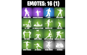 UNIQUE - Aerial Assault Bomber, Jade [11 Skins, 16 Axes, 16 Emotes, 13 Gliders and MORE!]
