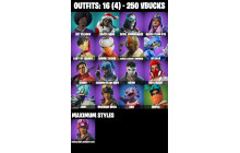 UNIQUE -  LBC '93 Dogg, Santa Dogg [16 Skins, 250 Vbucks, 37 Axes, 21 Emotes, 21 Gliders and MORE!]