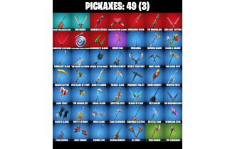 UNIQUE - Manic, Kendo [27 Skins, 1400 Vbucks, 49 Axes, 35 Emotes, 38 Gliders and MORE!]
