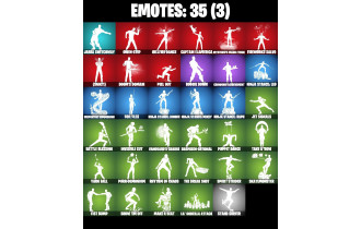 UNIQUE - Manic, Kendo [27 Skins, 1400 Vbucks, 49 Axes, 35 Emotes, 38 Gliders and MORE!]