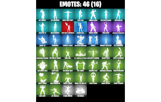 UNIQUE - Zeus , Hades [32 Skins, 50 Vbucks, 67 Axes, 46 Emotes, 47 Gliders and MORE!]