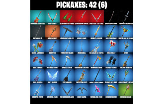 UNIQUE -  Aura,  [16 Skins, 100 Vbucks, 42 Axes, 24 Emotes, 29 Gliders and MORE!]