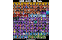 UNIQUE - Travis Scott, Blue Squire [143 Skins, 1650 Vbucks, 96 Axes, 109 Emotes, 101 Gliders and MORE!]