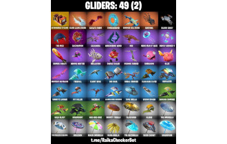 UNIQUE - Huntmaster Saber , Travis Scott [38 Skins, 150 Vbucks, 43 Axes, 51 Emotes, 49 Gliders and MORE!]