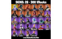 UNIQUE - Galaxy, Zenith [28 Skins, 300 Vbucks, 21 Axes, 38 Emotes, 26 Gliders and MORE!]