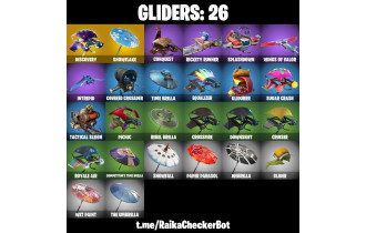 UNIQUE - Galaxy, Zenith [28 Skins, 300 Vbucks, 21 Axes, 38 Emotes, 26 Gliders and MORE!]