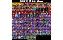 UNIQUE - Gold Midas, Gold Meowscles [151 Skins, 2000 Vbucks, 162 Axes, 143 Emotes,171 Gliders and MORE!]